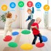 Pack of 8 Balance Stones for Children to Promote Balance, Motor Skills & Coordination, Non-Slip Balance Stones for Indoor and Outdoor Use for Schools, Nurseries & Therapy Centres