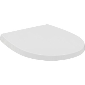 Ideal Standard Tirso Toilet Seat Wrapover Design Universal Soft Close Toilet Seat Quick Release Easy Cleaning Antibacterial Durable Duroplast White Gloss
