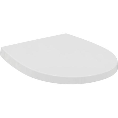 Ideal Standard Tirso Toilet Seat Wrapover Design Universal Soft Close Toilet Seat Quick Release Easy Cleaning Antibacterial Durable Duroplast White Gloss