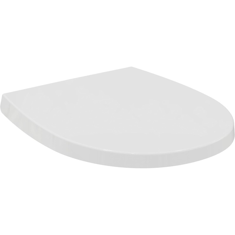 Ideal Standard Tirso Toilet Seat Wrapover Design Universal Soft Close Toilet Seat Quick Release Easy Cleaning Antibacterial Durable Duroplast White Gloss