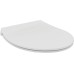 Ideal Standard Tirso Toilet Seat Sandwich Design Universal Soft Close Toilet Seat Quick Release Easy Clean Recycled Polypropylene White Gloss
