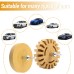 PLLYPE Foil Eraser, 2 Pieces Eraser Disc, Sticker Eraser for Removal, Eraser Wheel, for Professional Removal of Films and Adhesive Residues on the Vehicle (Diameter 20 mm / 88 mm)