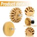 PLLYPE Foil Eraser, 2 Pieces Eraser Disc, Sticker Eraser for Removal, Eraser Wheel, for Professional Removal of Films and Adhesive Residues on the Vehicle (Diameter 20 mm / 88 mm)