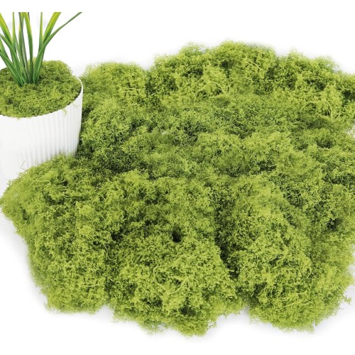 ROLLWAY 150 g Artificial Moss for Decorating, Artificial Moss for Crafts, Artificial Moss Decoration, Art Moss, Fake Decorative Moss Craft Moss for Wall, Nativity, Aquarium, Nativity Scene, Model