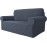 GRIFEMA High Stretch Sofa Cover 2 Seater Sofa Throw Jacquard Elastic Sofa Cover for Living Room Protector for Dogs Pets Grey