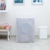 moorg Indoor Washing Machine Cover Water Resistant with Zip Dust Cover 62 x 58 x 85 cm Polyester Nylon Lined Water Resistant
