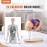 VEVOR Human Brain Model Anatomy, 2 x Life-Size 4-Piece Human Brain Anatomical Model with Labels & Display Base, Colour-Coded Removable Brain Research on Teaching