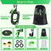 Flexible Garden Hose 15 m 50 ft, Garden Hose Flexible with 10 Spray Patterns, Water Hose Stretchable 1/2 Inch 3/4 Inch Adapter, Kink-Free Flexible Hose Garden Hose for Garden Pet Car Wash