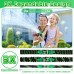 Flexible Garden Hose 15 m 50 ft, Garden Hose Flexible with 10 Spray Patterns, Water Hose Stretchable 1/2 Inch 3/4 Inch Adapter, Kink-Free Flexible Hose Garden Hose for Garden Pet Car Wash