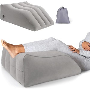 LeFeirr Vein Cushion, Leg Elevation Pillow, Inflatable Wedge Pillow for Sleeping, Positioning Pillow for Legs, Wedge Cushion Legs for Improving Sleep and Circulatory System