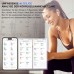 Healthkeep Personal Scales Impedance Meter Networked WiFi & Bluetooth 8 Electrodes High Precision 46 Body Data for App Including Android and iOS Capacity 180kg/400lb 30x30cm
