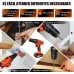 Cordless Drill 21V Electric Screwdriver with 45Nm 25+1 Torque Settings 29 Pieces Accessories LED Light Drill Set with Safety Lock with Carry Case (Orange)