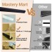 Mastery Mart Draught Excluder for Doors, 100 cm, Underdoor Draught Blocker, Insulating, Weather Protection, Soundproof, Door Seal Bottom, Black, Model MM-DDS