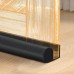 Mastery Mart Draught Excluder for Doors, 100 cm, Underdoor Draught Blocker, Insulating, Weather Protection, Soundproof, Door Seal Bottom, Black, Model MM-DDS