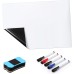 Blendura A3 Magnetic Whiteboard Film, Magnetic Board Fridge with 5 Whiteboard Pens, Sponge, DIY Magnetic Whiteboard for School, Office and Home, White, magnetic board fridge