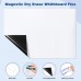 Blendura A3 Magnetic Whiteboard Film, Magnetic Board Fridge with 5 Whiteboard Pens, Sponge, DIY Magnetic Whiteboard for School, Office and Home, White, magnetic board fridge