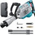 ENEACRO Demolition Hammer 1700 W SDS Hex Mortising Hammer, 65 Joules Heavy Duty Concrete Breaker, Anti-Vibration Handle, 2 Pieces Chisel and Transport Box with Wheels