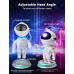 Astronaut Projection Lamp LED Space Night Sky Light Projector Lamp with Timer & Remote Control Starry Sky Projector Adjustable Brightness & Speed 360° Rotation for Children and Adults