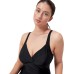 Speedo Women's Shaping Cross Knot Swimsuit, Shapewear, Swimwear for Beach and Holiday Swimwear