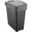 keeeper Premium Soft Touch Flip Top Waste Bin 25 Litre 39.5 x 24 x 47.5 cm Magne, Grey (Graphite)