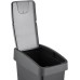 keeeper Premium Soft Touch Flip Top Waste Bin 25 Litre 39.5 x 24 x 47.5 cm Magne, Grey (Graphite)