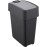 keeeper Premium Soft Touch Flip Lid Waste Bin 10 Litre 29.5 x 18 x 36.5 cm Magne, Grey (Graphite)