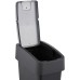 keeeper Premium Soft Touch Flip Lid Waste Bin 10 Litre 29.5 x 18 x 36.5 cm Magne, Grey (Graphite)