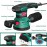 HYCHIKA 450 W Random Orbital Sander 125 mm, 6 Speeds 6000-12000OPM, Efficient Dust Collection System, with 20 Pieces 8-Hole Sandpaper, Ideal for Sanding Metal, Wood etc