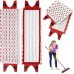 PUWOWYE 3 Pieces of Revolution Mop Pads Replacement Kit Compatible with Vileda Ultramax/UltraMax Plus/Easy Wring UltraMax, Easy to Install for All Stained Floors