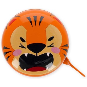 Legami Bike Bell Bike Bell Bike Horn for Kids Heavy Duty Tiger Orange