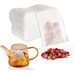 Pack of 250 Tea Bags for Loose Tea, 7 x 9 cm Tea Filter Paper for Loose Tea, Spice Bags, Tea Bags for Self-Filling for Fragrance, Spices, Vanilla, Lavender, Coffee