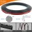 Removable Self-Adhesive Decorative Strips, 6 m Exterior Corner Strip Made of Vinyl, Self-Adhesive Wall Strip, Flexible Self-Adhesive Strip, Removable Adhesive for Tiles, Wall Edges, Furniture
