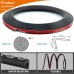 Removable Self-Adhesive Decorative Strips, 6 m Exterior Corner Strip Made of Vinyl, Self-Adhesive Wall Strip, Flexible Self-Adhesive Strip, Removable Adhesive for Tiles, Wall Edges, Furniture