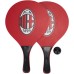 AC Milan 2 Bats with Ball Game for Beach or Outdoor for Children and Adults Official Product