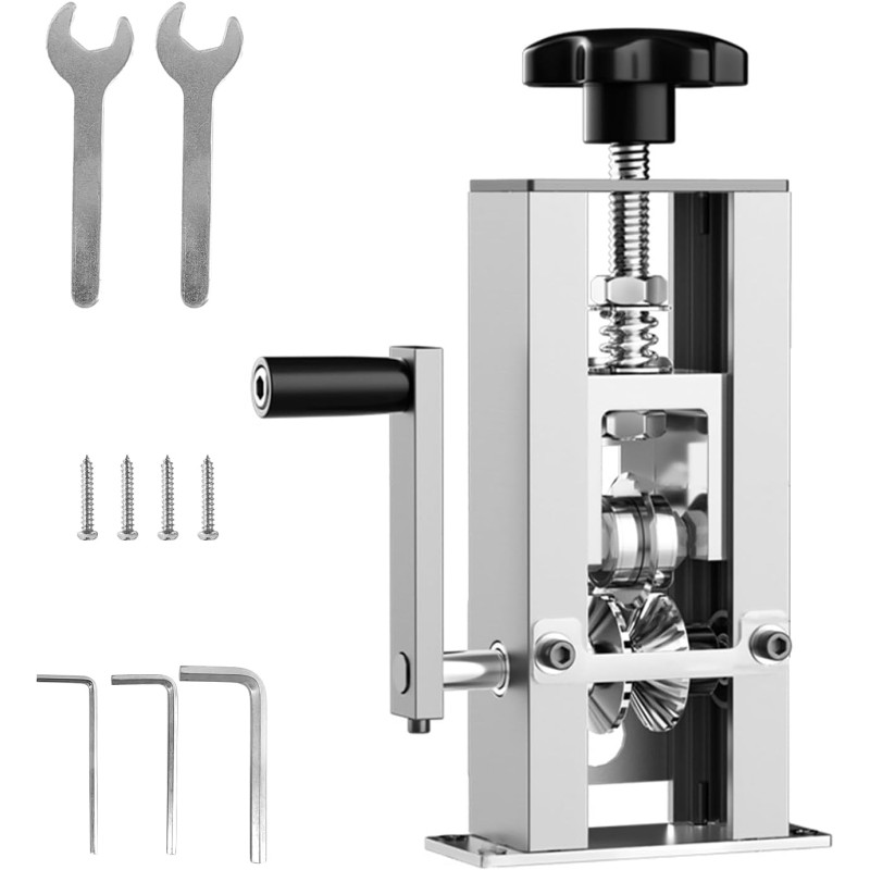 Manual Electric Cable Stripping Machine, Cable Stripping Tool, Stripping Diameter 1-25 mm, Cable Stripping Machine with Removable Handle, Wire Stripper for Recycling Cable Waste