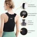 Back Support Belt Back Straightener Posture Corrector Women: Adjustable Posture Correction Strap for Men - Breathable Back Posture Corrector - Adjustable Straight Posture Trainer Black L