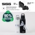 SIGG - Isolierte Trinkflasche - Thermosflasche Shield Therm One Black kohlensäurehaltige Getränke - Auslaufsicher - Spülmaschinenfest - BPA-frei - 90% recycelter Edelstahl - Schwarz - 1L