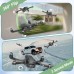 Дрон с камера Дронове за възрастни начинаещи Безчетков мотор 2 камери FPV RC Quadcopter Сгъваем Моторизиран Регулируем 1080P UAV 3D превъртания Управление чрез приложение Лесен за пилотиране Играчка