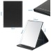 WISYOK Folding Travel Mirror, Table Mirror with Multiple Standing Angles, Folding Mirror with Black PU Leather, Super HD Make-Up Mirror, Hand Mirror, Compact Mirror, Cosmetic Mirror, Small, 16 x 12 cm