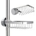 ZeJlo Shower Shelf without Drilling, Soap Holder Shower, Rustproof Shower Shelf for Shower Rail, Sink Organiser for Tap Kitchen