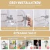 ZeJlo Shower Shelf without Drilling, Soap Holder Shower, Rustproof Shower Shelf for Shower Rail, Sink Organiser for Tap Kitchen