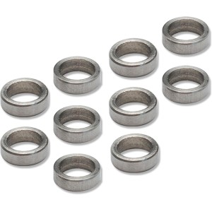 MICEL - 91885 Stainless Steel Door Seal Hinge Washer Steel Finish 10.5 x 10.5 x 3mm