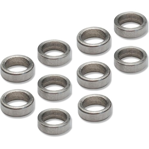 MICEL - 91885 Уплътнителна шайба за панти от неръждаема стомана, стоманено покритие, 10,5 x 10,5 x 3 mm