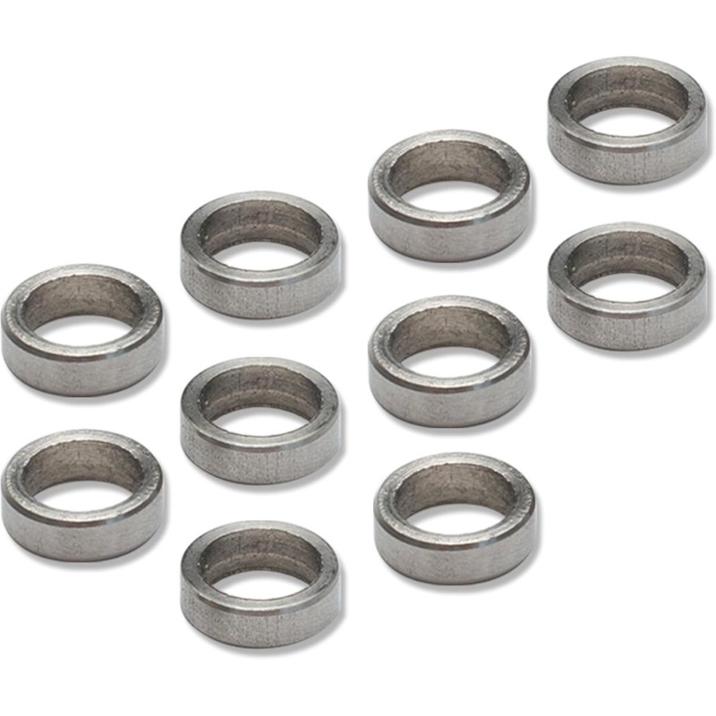 MICEL - 91885 Уплътнителна шайба за панти от неръждаема стомана, стоманено покритие, 10,5 x 10,5 x 3 mm