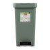 TATAY Smart 25 L Bin with Pedal, Compact and Functional Design, for Indoor and Outdoor Use, for 30 L Bags, BPA-Free Recycled Plastic, 26 x 36 x 47 cm, Green