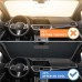 NebulaGlam Sun Protection Car Windscreen, Car Sun Protection Front Windscreen Inside, Windscreen Cover Baby, Sun Visor Front, for Summer, Self-Adhesive, UV Heat Protection Tarpaulin, Foldable (L)