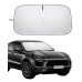NebulaGlam Sun Protection Car Windscreen, Car Sun Protection Front Windscreen Inside, Windscreen Cover Baby, Sun Visor Front, for Summer, Self-Adhesive, UV Heat Protection Tarpaulin, Foldable (L)