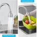 Vinabo Faucet Aerator 360° Rotatable Kitchen Sink Nozzle with Filter 2 Modes Faucet Aerator Mister for Kitchen Silver