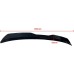 Lidzopas Car Rear Spoiler, Easy Installation with Adhesive Tape, Direct Replacement, Ideal for Models Without Factory Spoiler, Lightweight, Durable Design, Carbon Fiber, Black