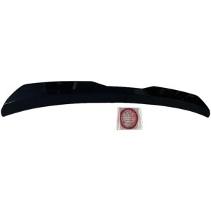 Lidzopas Car Rear Spoiler, Easy Installation with Adhesive Tape, Direct Replacement, Ideal for Models Without Factory Spoiler, Lightweight, Durable Design, Carbon Fiber, Black